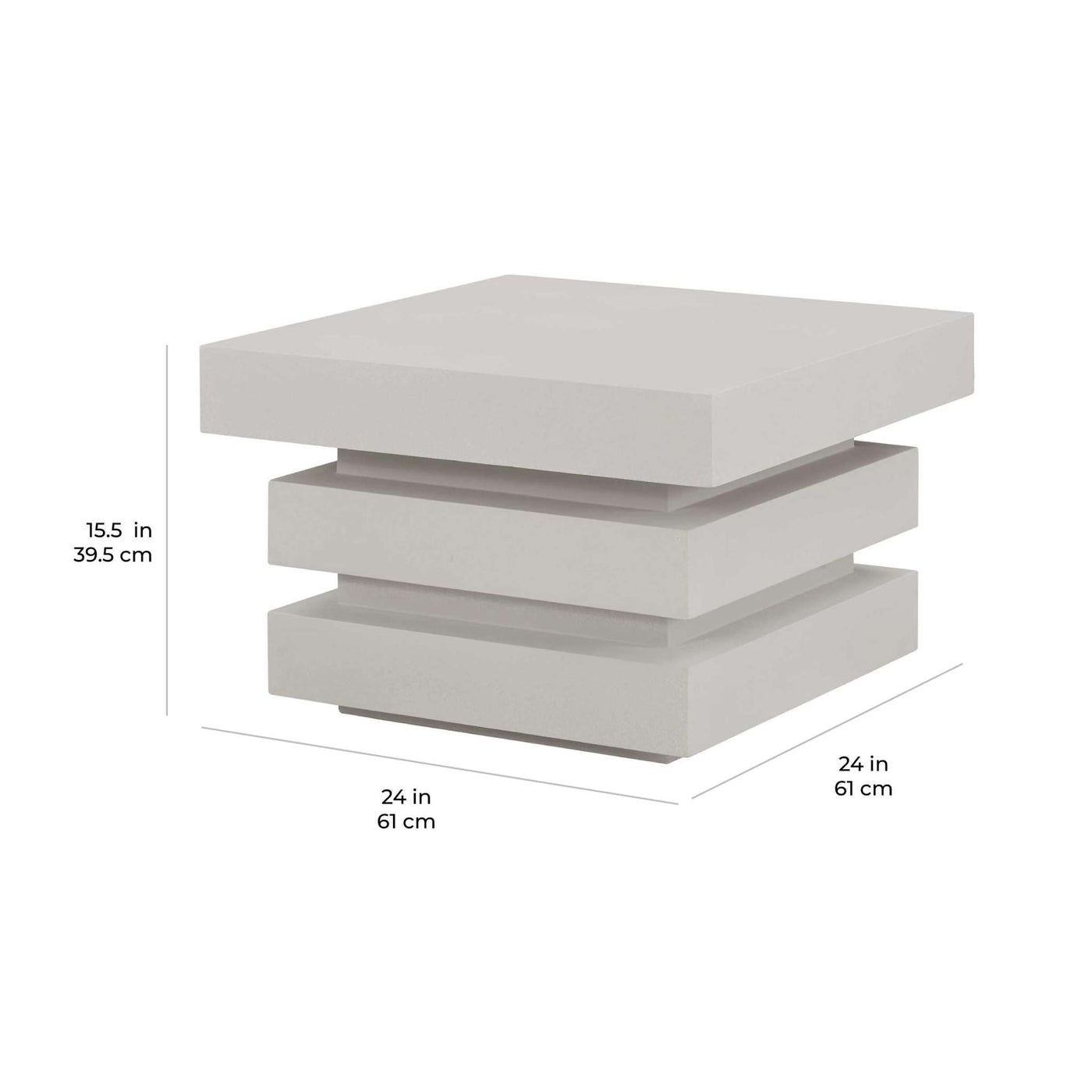 Meditation Square Accent Table
