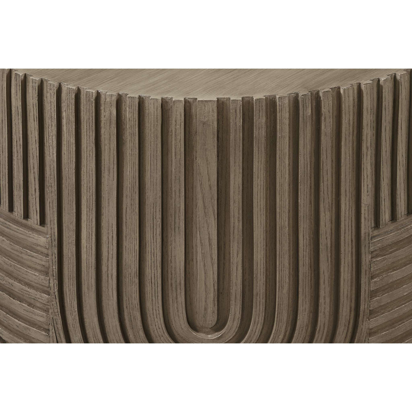 Serenity Textured Round Drum Table