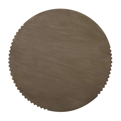 Serenity Textured Round Drum Table