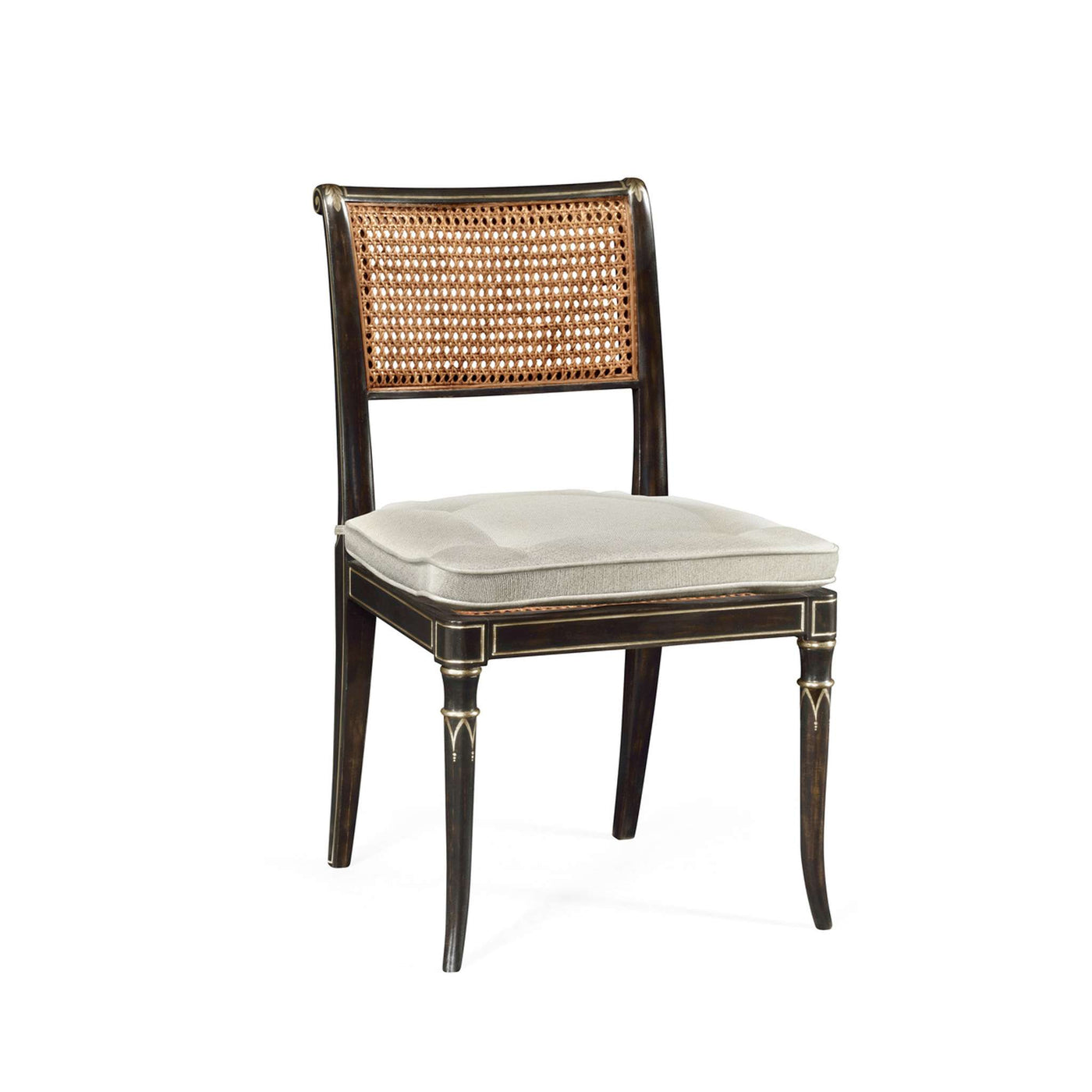 William Yeoward Linden Charcoal Wash Dining Side Chair