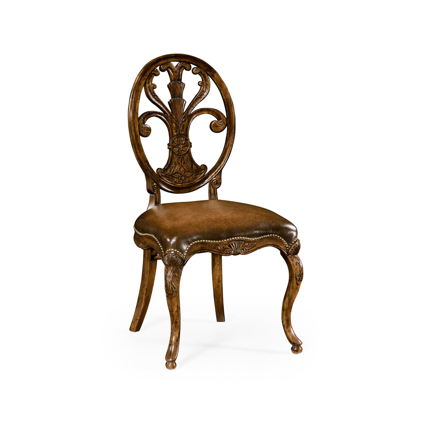Buckingham Sheraton style Oval Back Side Chair