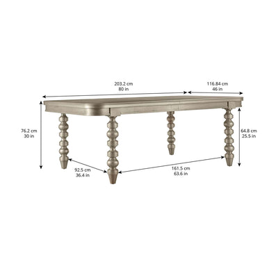 Morrissey Oldham Leg Dining Table - Bezel