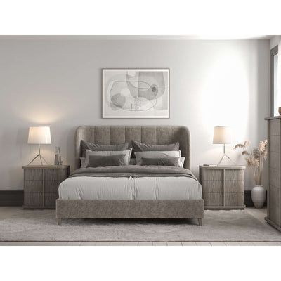 Vault Queen Upholstered Shelter Bed