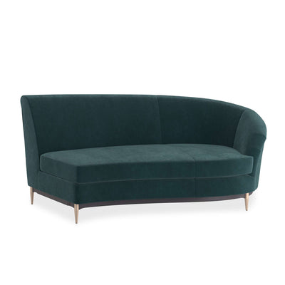 Three's Company Sofa & Chaise Sectionals (Blue)