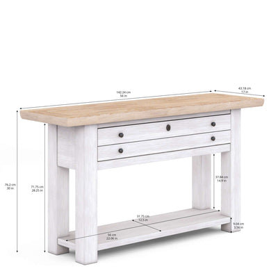 Post Sofa Table