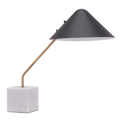 Pike Black & White Lamp