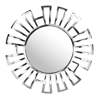 Calmar Round Mirror Aluminum