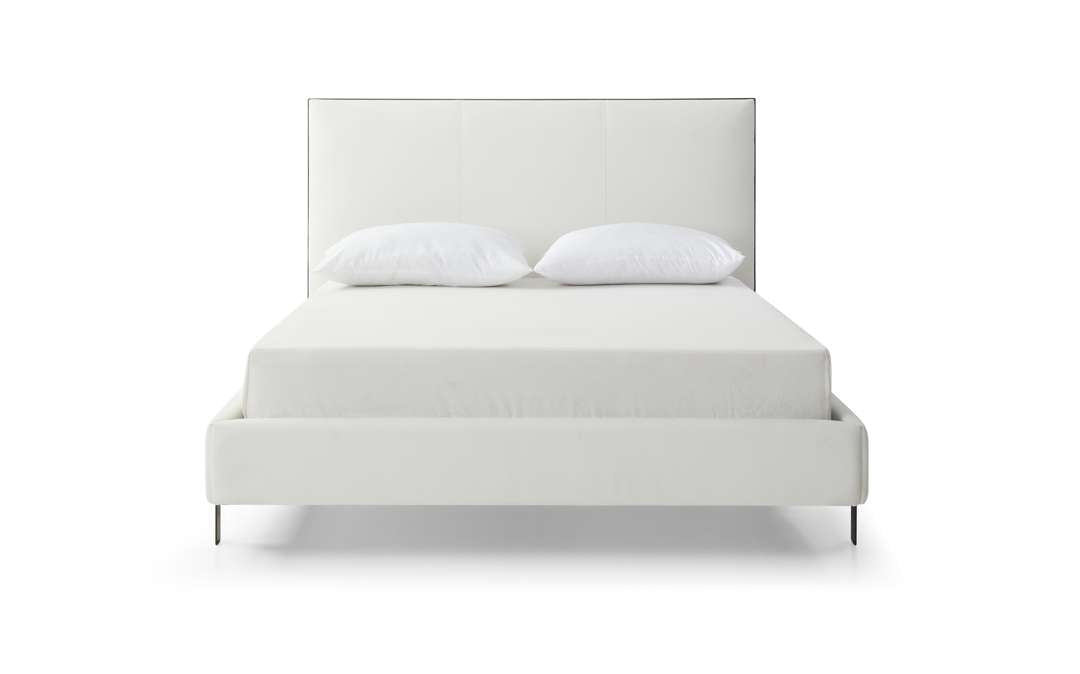 Hollywood Fully Upholstered Faux Leather Bed