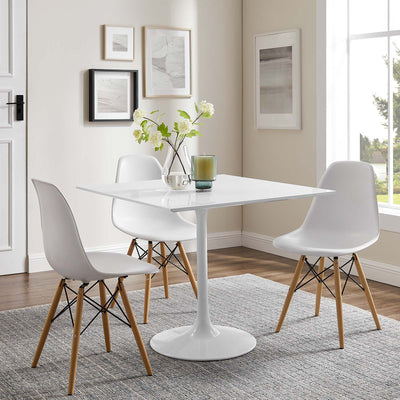 Lippa 36" Square Wood Top Dining Table