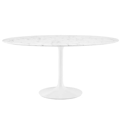 Lippa 60" Round Artificial Marble Dining Table