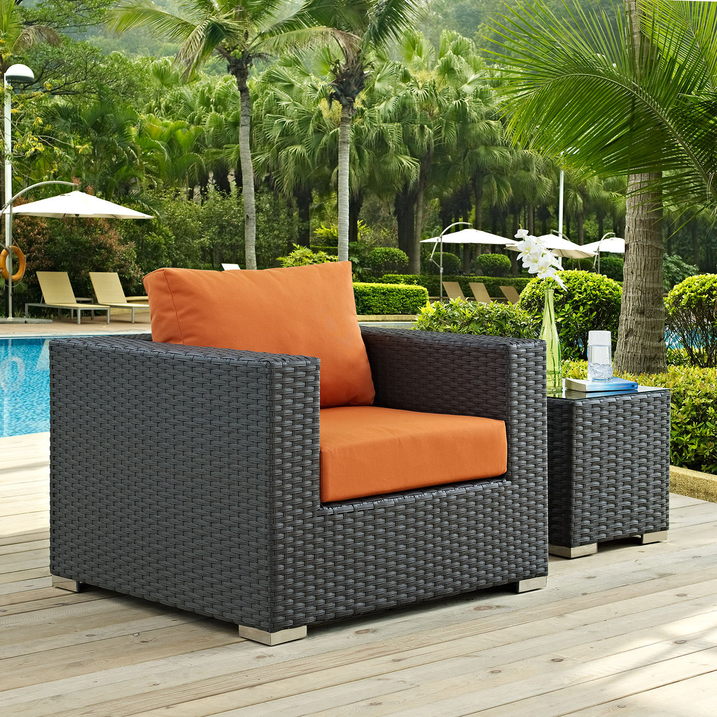 Sojourn Outdoor Patio Sunbrella® Armchair