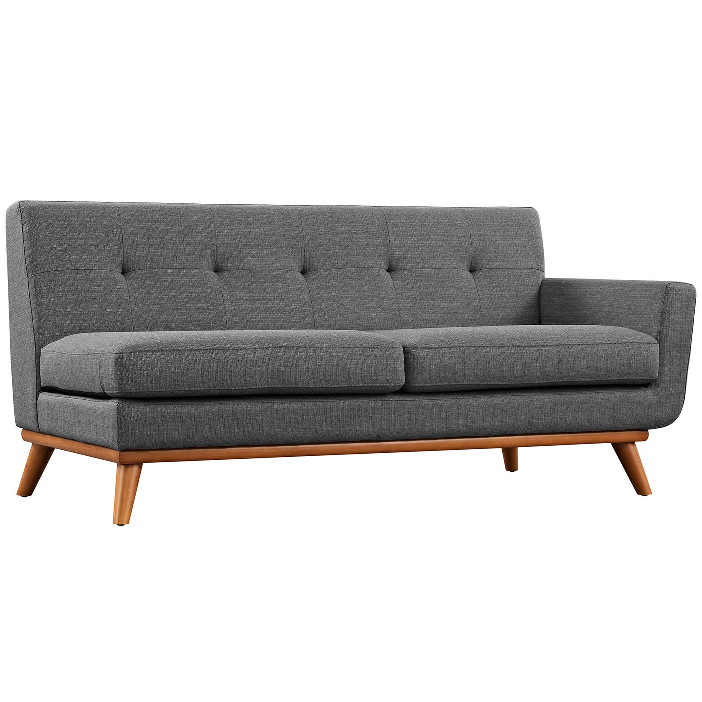 Engage L-Shaped Upholstered Fabric Sectional Sofa