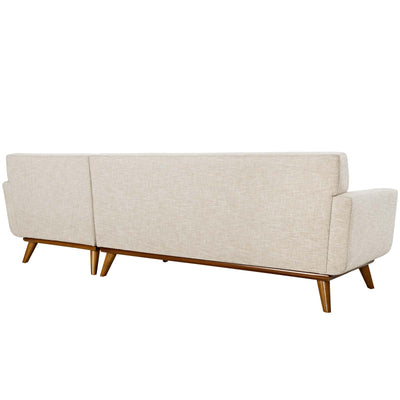 Engage Right-Facing Upholstered Fabric Sectional Sofa
