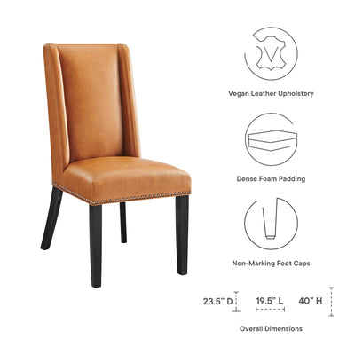 Baron Vegan Leather Dining Chair
