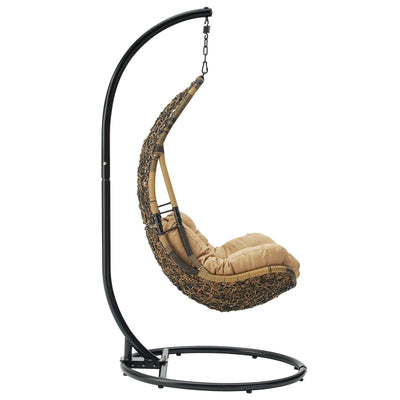 Abate Wicker Rattan Outdoor Patio Swing Chair - BigBoxFurnitureCo