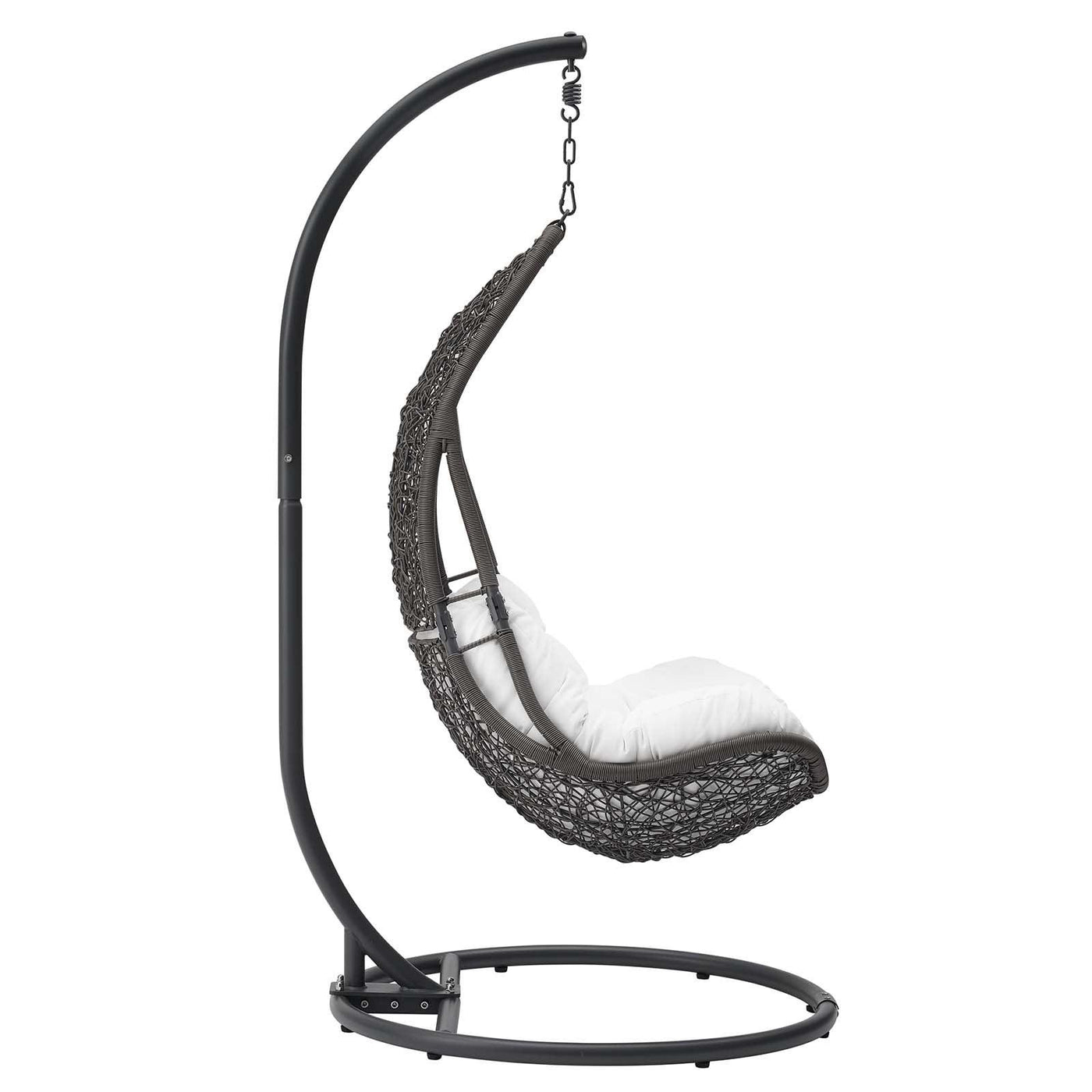 Abate Wicker Rattan Outdoor Patio Swing Chair - BigBoxFurnitureCo
