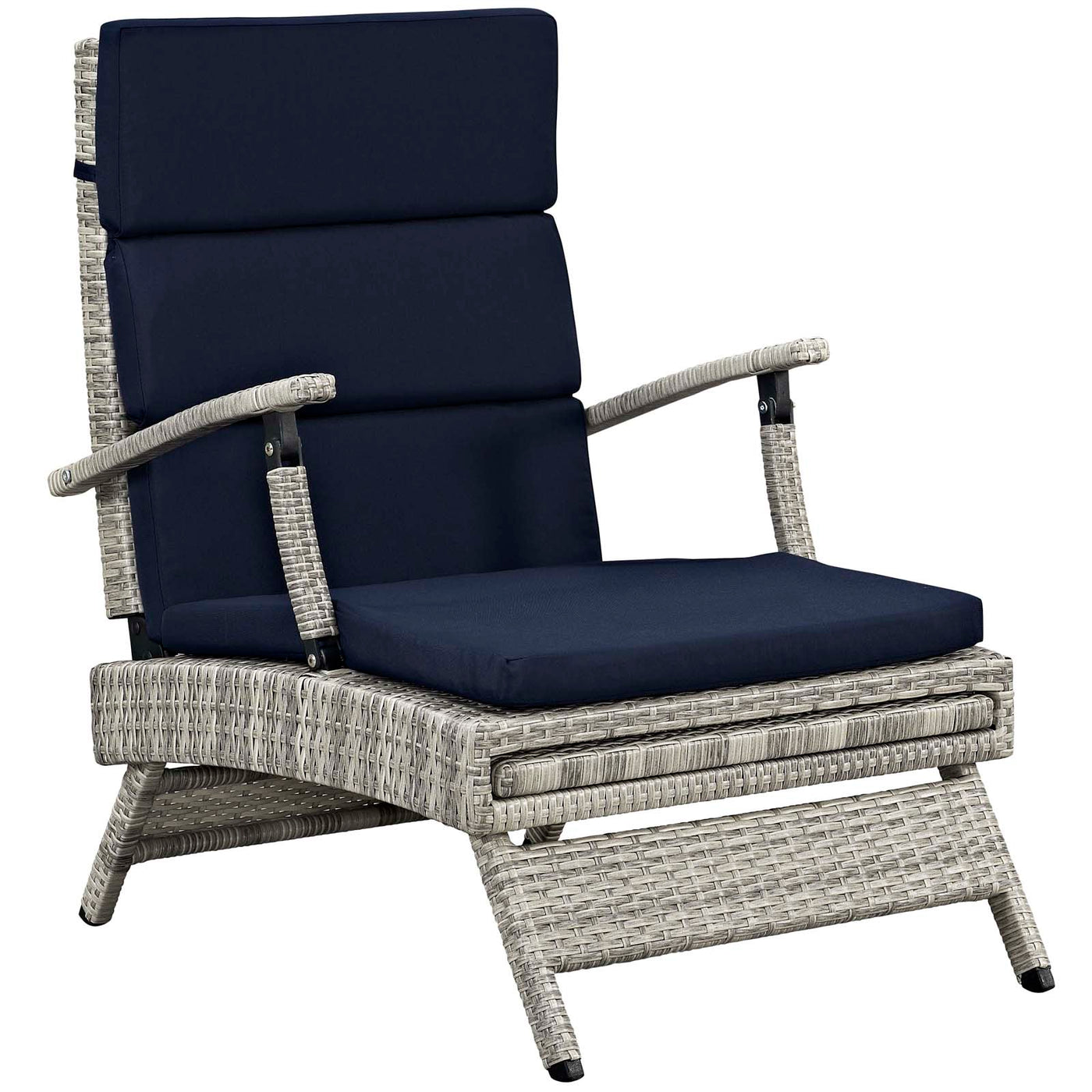 Envisage Chaise Outdoor Patio Wicker Rattan Lounge Chair