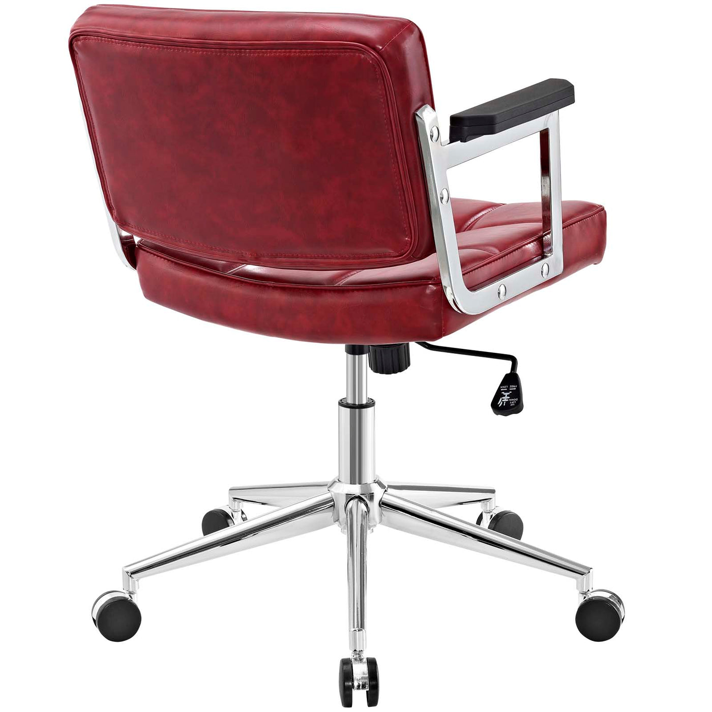 Portray Mid Back Upholstered Vinyl Office Chair