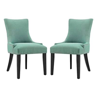 Marquis Dining Side Chair Fabric Set of 2