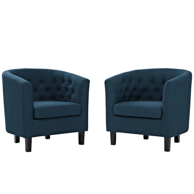 Prospect 2 Piece Upholstered Fabric Armchair Set