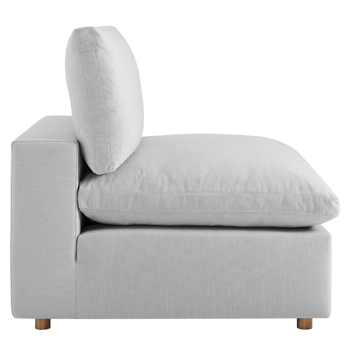 Commix Down Filled Overstuffed Armless Chair