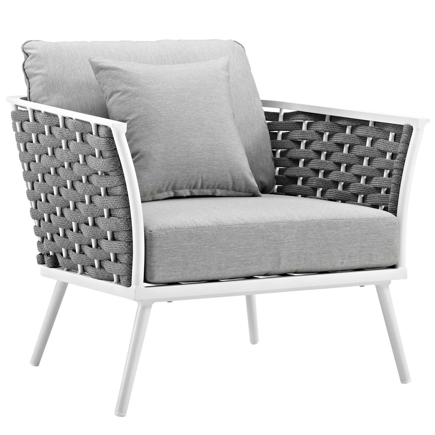 Stance 5 Piece Outdoor Patio Aluminum Sectional Sofa Set
