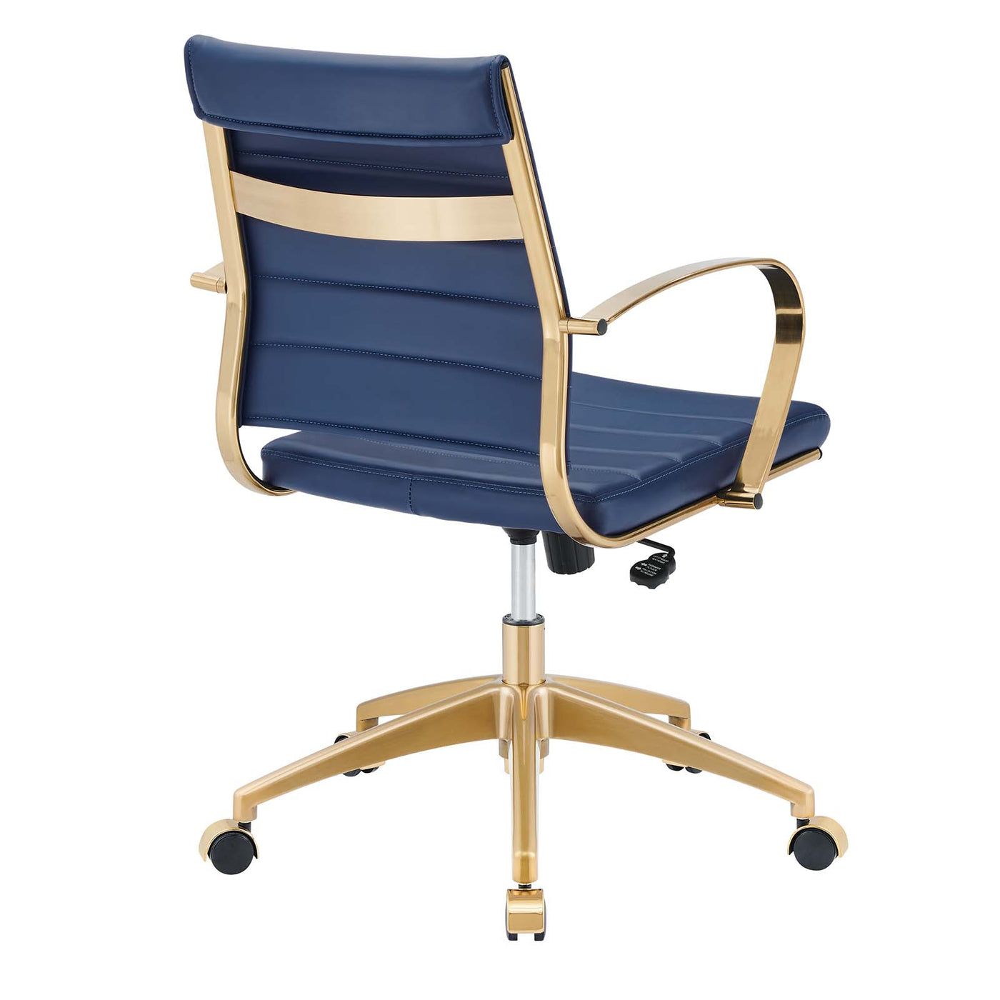 Jive Gold Stainless Steel Midback Office Chair