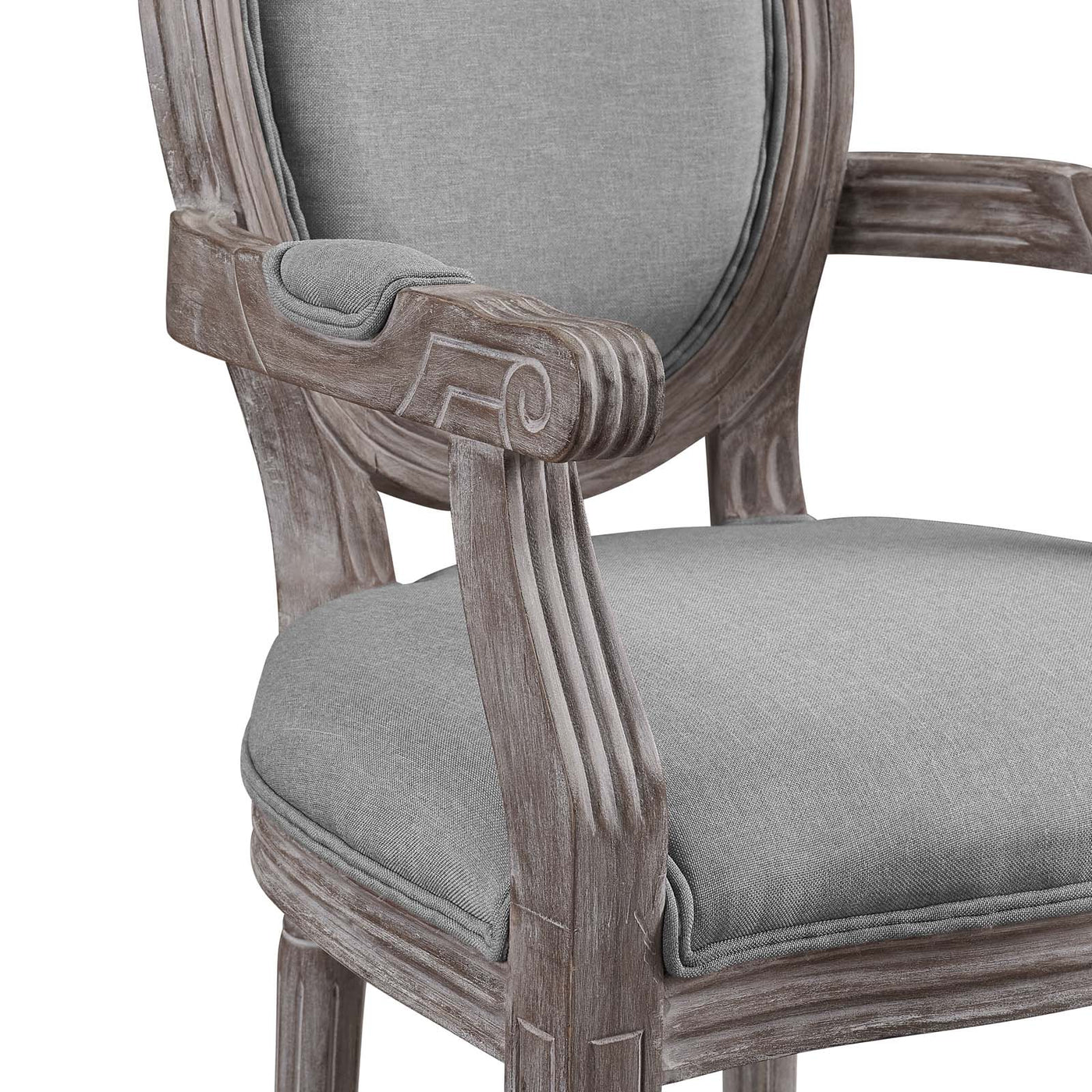 Emanate Dining Armchair Upholstered Fabric Set of 2