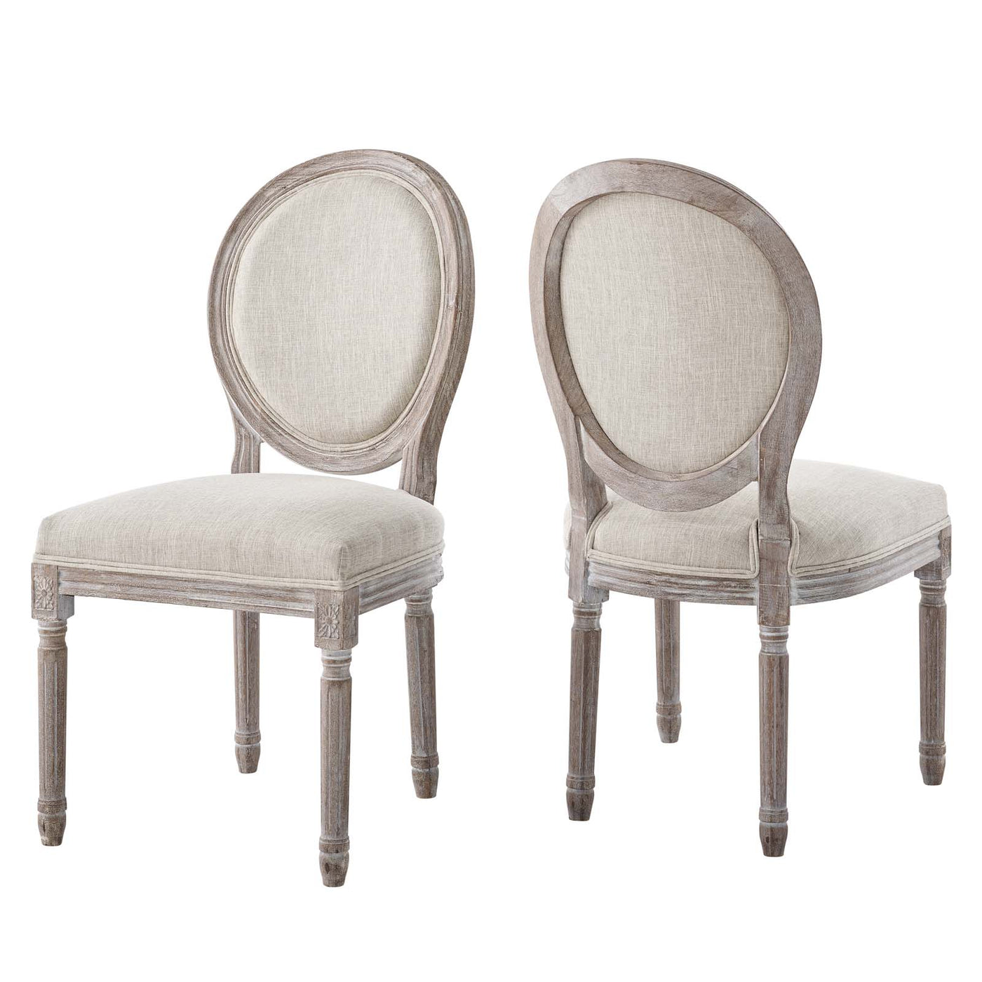 Emanate Dining Side Chair Upholstered Fabric Set of 2