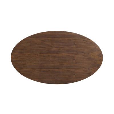 Lippa 48" Oval Wood Grain Coffee Table