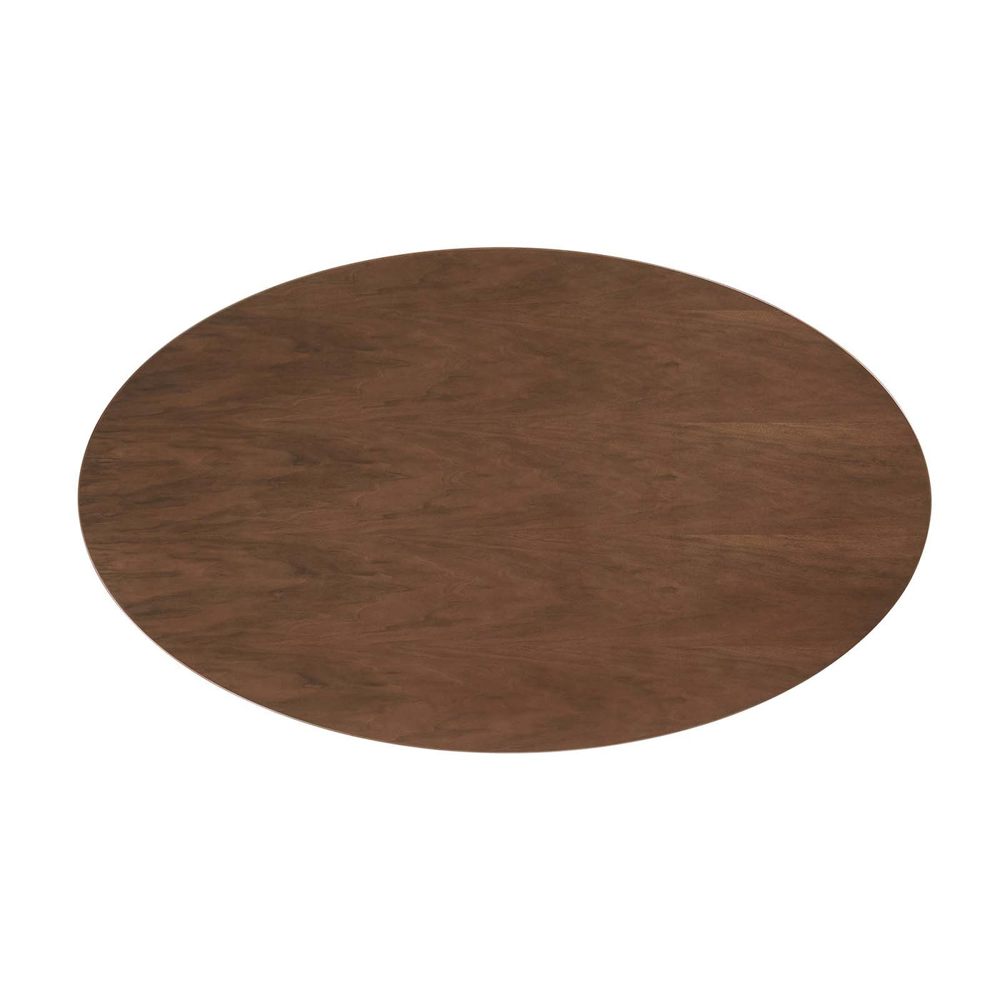 Lippa 60" Oval Walnut Wood Grain Dining Table
