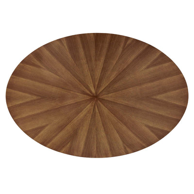 Crossroads 63" Oval Wood Dining Table