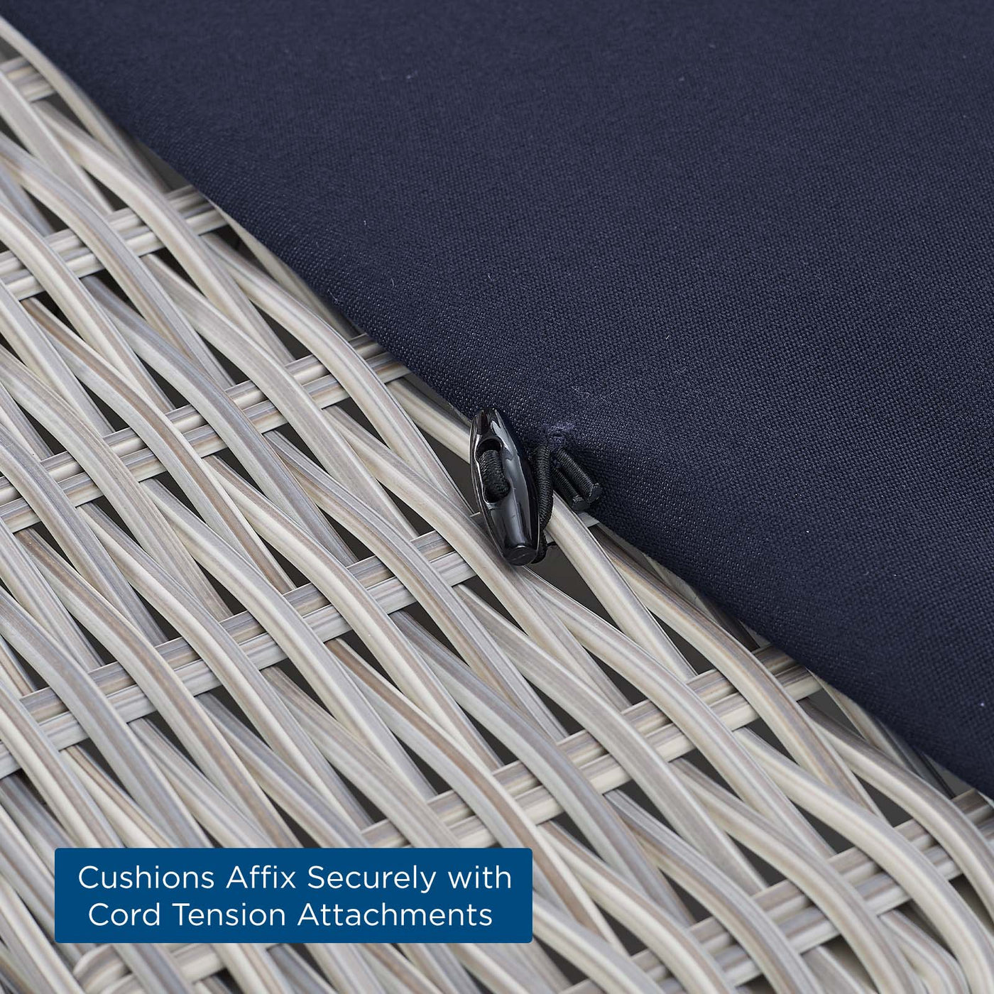 Conway Sunbrella® Outdoor Patio Wicker Rattan Right-Arm Chair