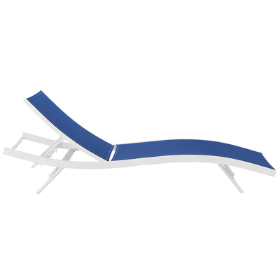 Glimpse Outdoor Patio Mesh Chaise Lounge Set of 4