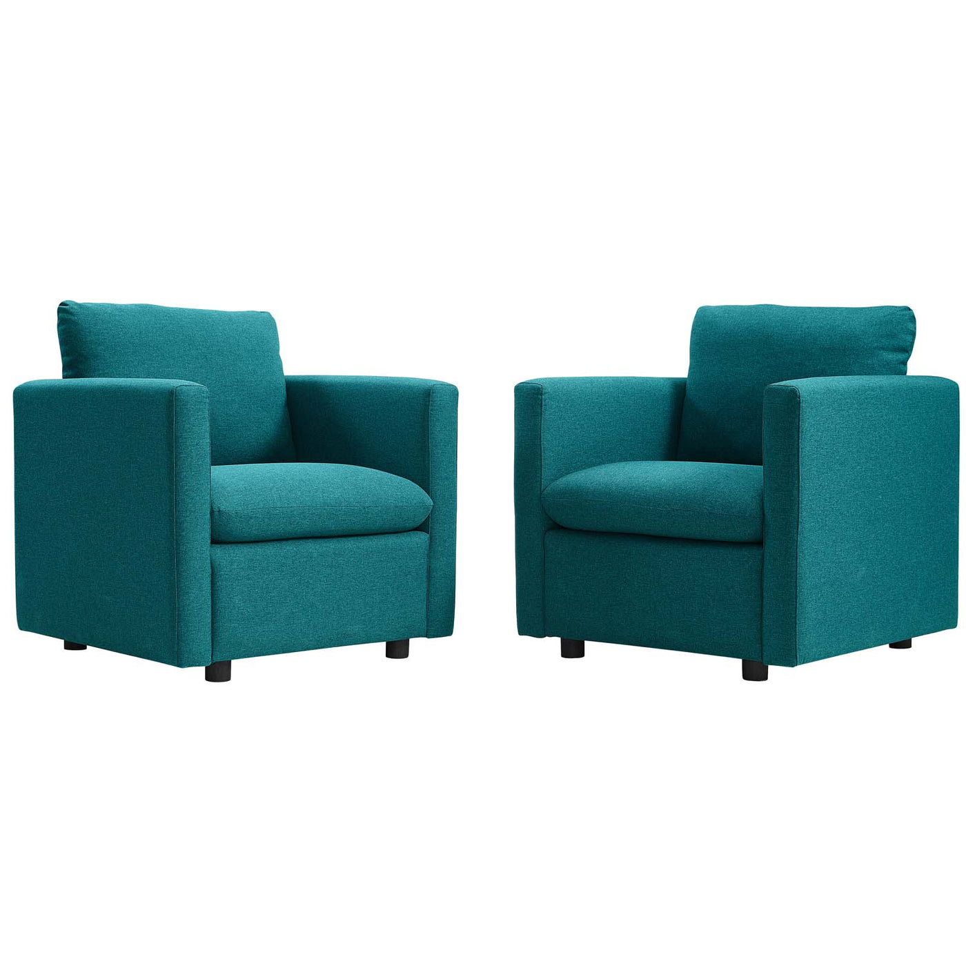 Activate Upholstered Fabric Armchair Set of 2
