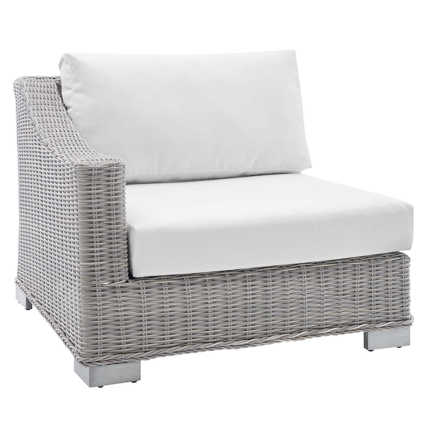 Conway Sunbrella® Outdoor Patio Wicker Rattan 6-Piece Sectional Sofa Set