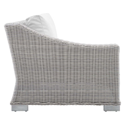 Conway Sunbrella® Outdoor Patio Wicker Rattan 6-Piece Sectional Sofa Set