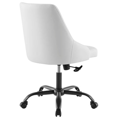 Designate Swivel Vegan Leather Office Chair