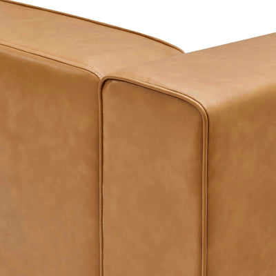 Mingle Vegan Leather 5-Piece Sectional Sofa