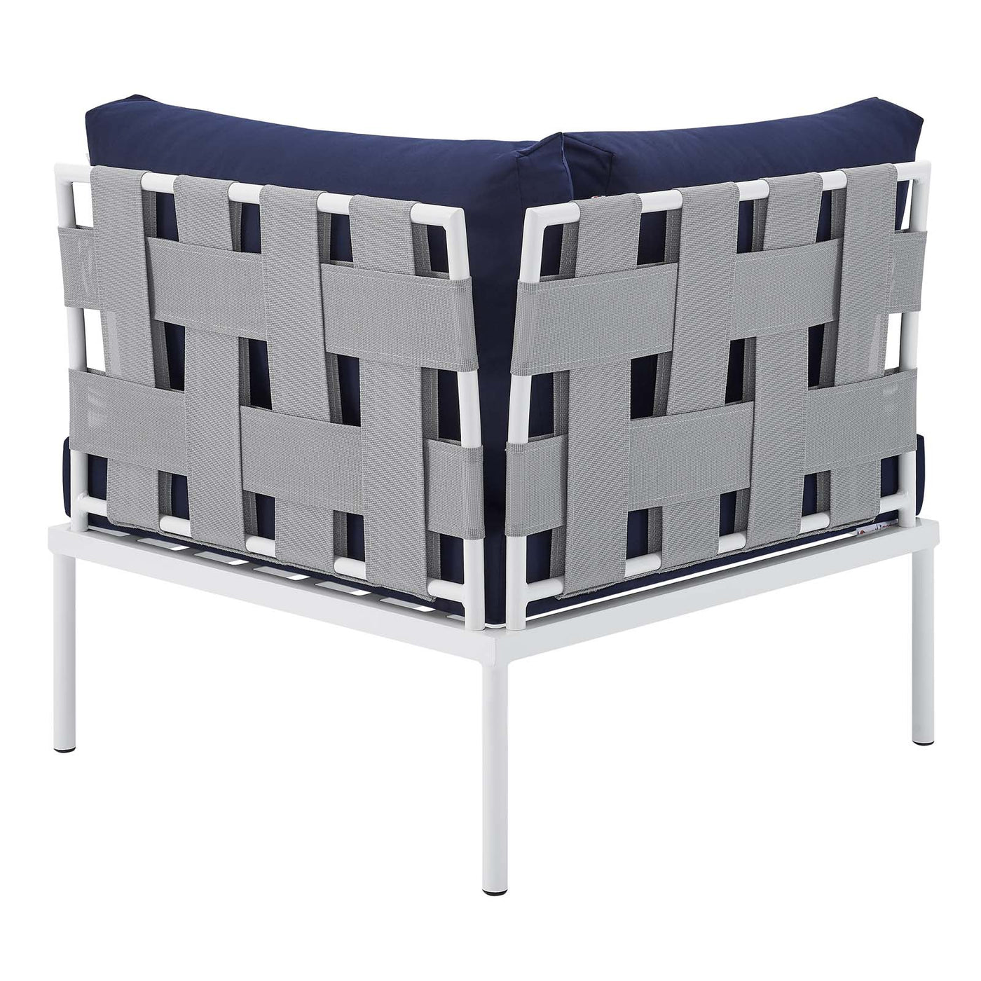 Harmony 6-Piece  Sunbrella® Outdoor Patio Aluminum Sectional Sofa Set