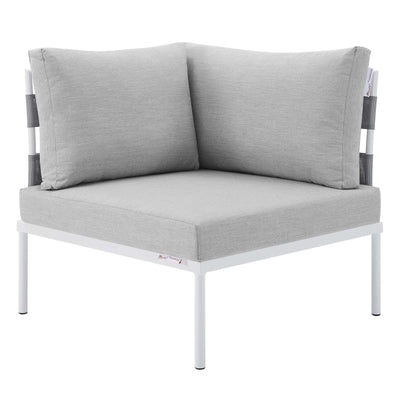 Harmony 8-Piece  Sunbrella® Outdoor Patio Aluminum Sectional Sofa Set