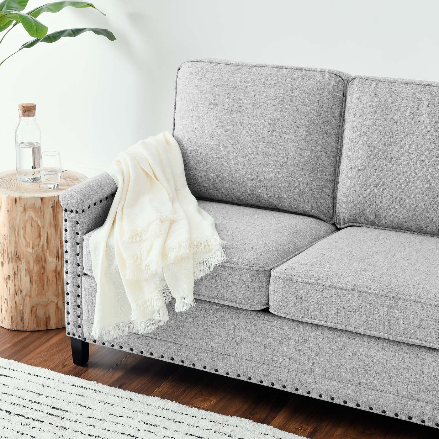 Ashton Upholstered Fabric Sofa