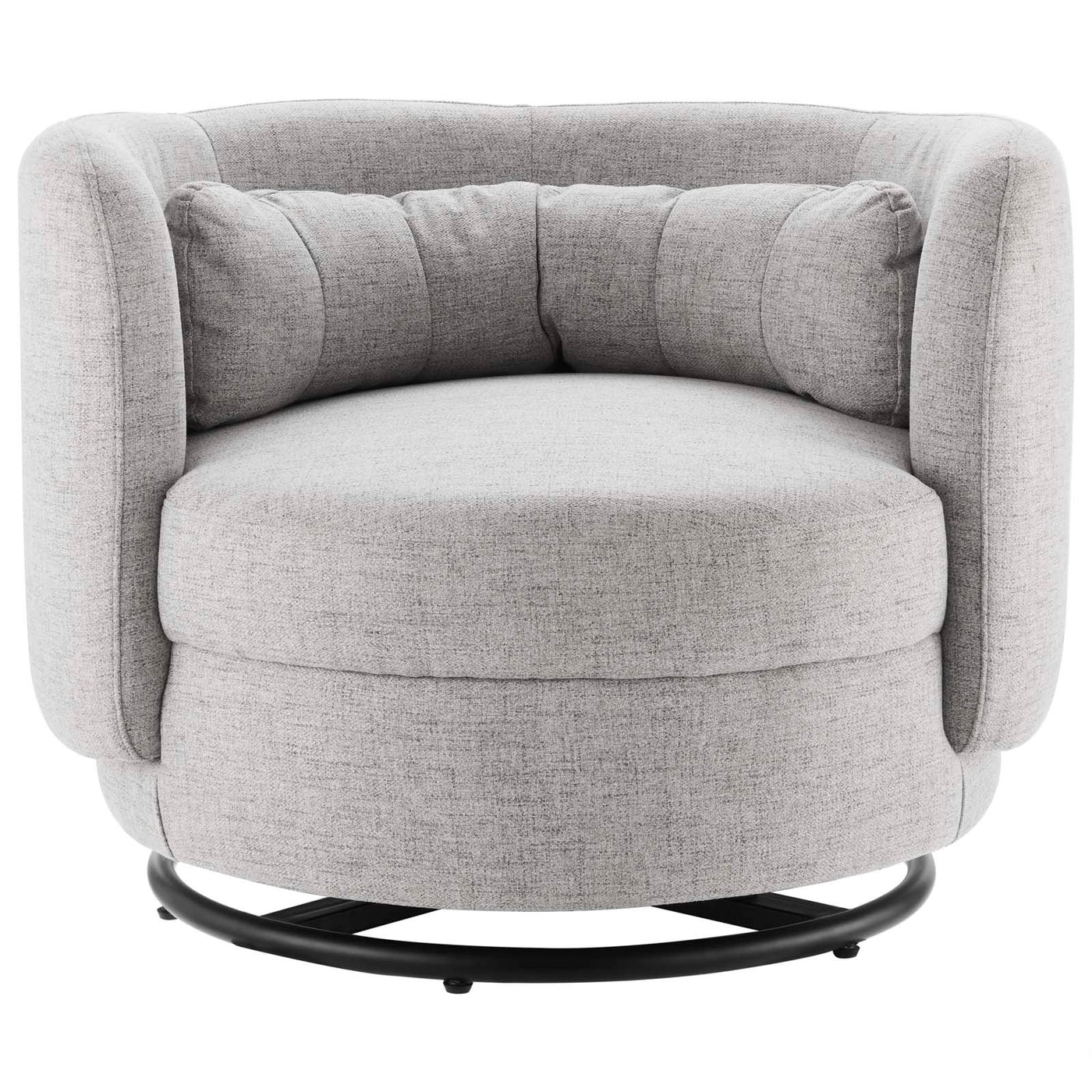 Relish Upholstered Fabric Swivel Chair