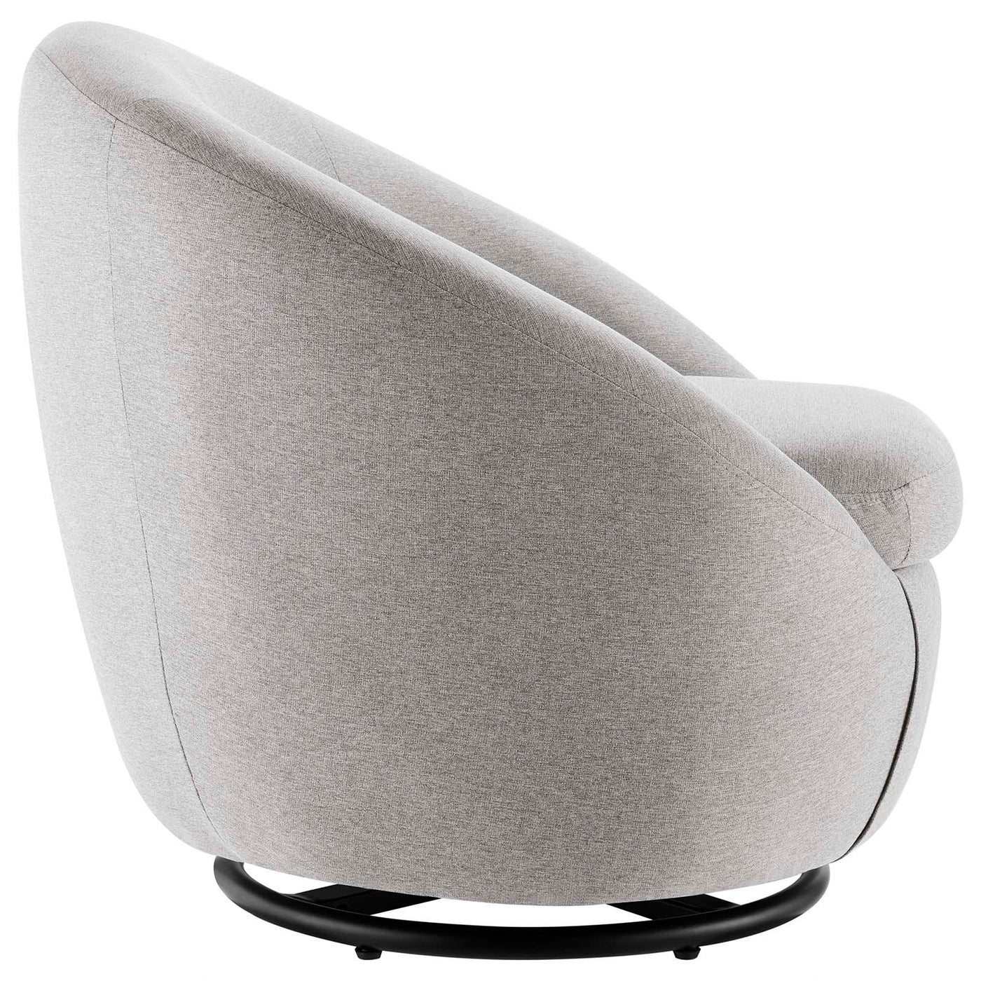 Buttercup Upholstered Fabric Swivel Chair