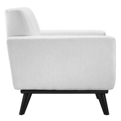 Engage Channel Tufted Fabric Armchair