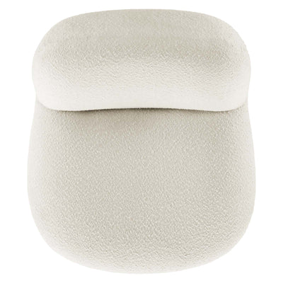 Kindred Boucle Upholstered Upholstered Fabric Swivel Chair