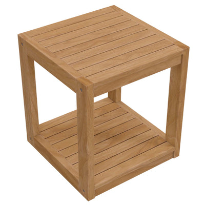 Carlsbad Teak Wood Outdoor Patio Side Table