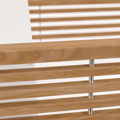 Carlsbad 3-Piece Teak Wood Outdoor Patio Set