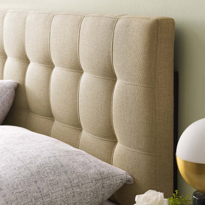 Lily King Upholstered Fabric Headboard