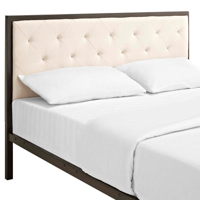 Mia Queen Fabric Bed
